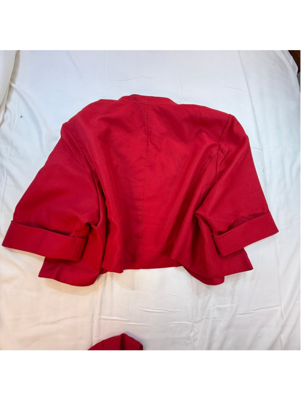 Roaman’s Red Jacket Dress Plus Size 32W Two Piece Special Occasion Church Dress - Picture 3 of 12